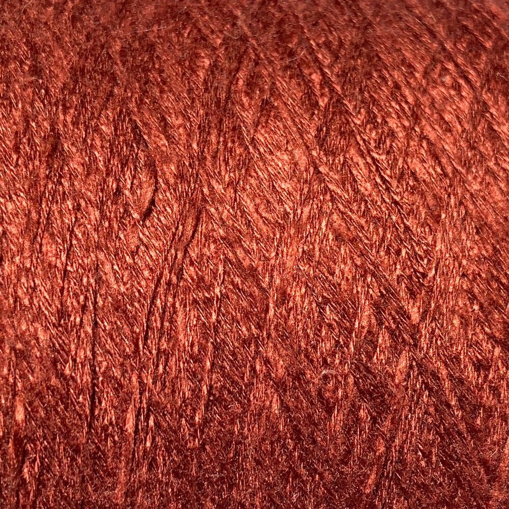 cone of copper orange yarn - Picture 2 of 4